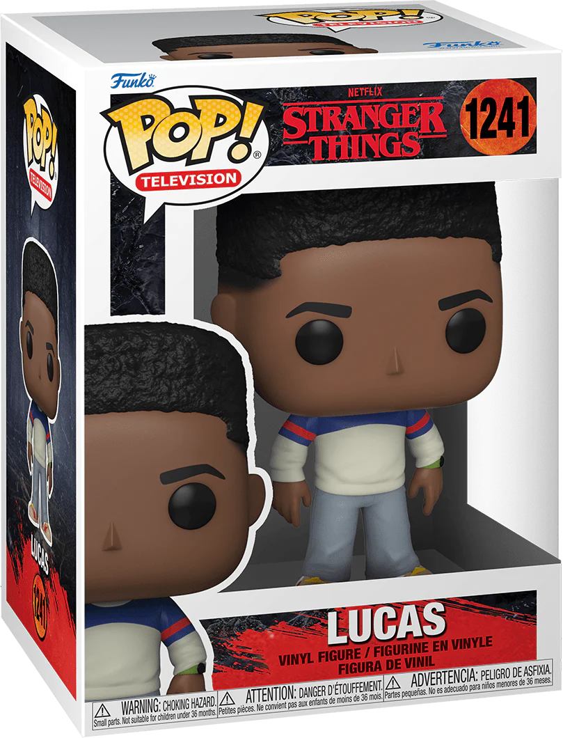 Funko Pop! Stranger Things: Lucas #1241 (Pop Protector Included)