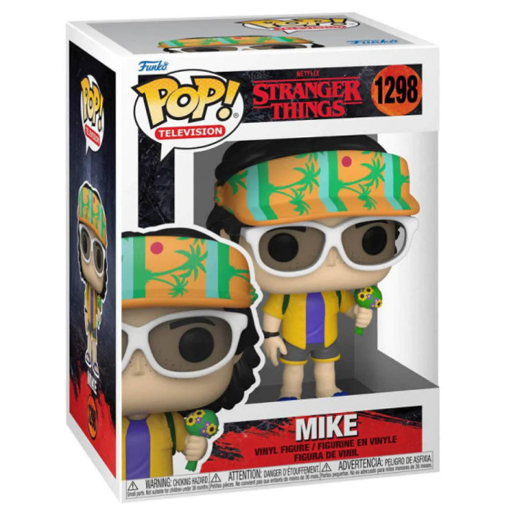 Funko POP! Mike Stranger Things #1298 (Pop Protector Included)