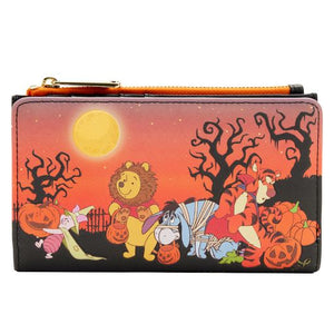 Loungefly Disney Winnie The Pooh Halloween Group Flap Wallet