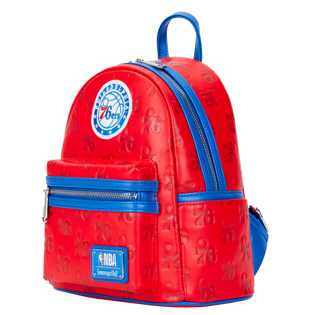 Loungefly NBA Philly 76ers Debossed Logo Mini Backpack – Shop Toyz N Fun