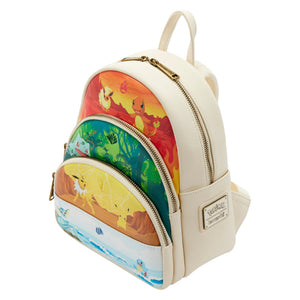 Loungefly Pokemon Elements Triple Pocket Mini Backpack