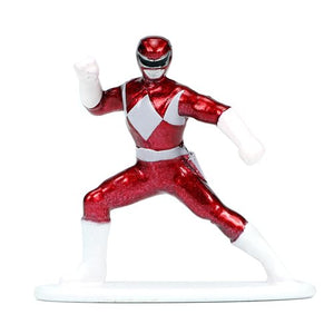 Mighty Morphin Power Rangers Toyota 2000 GT 1:32 Scale Die-Cast Metal Vehicle with Red Ranger Nano Figure