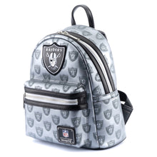 Loungefly Nfl Las Vegas Raiders Logo Aop Mini Backpack