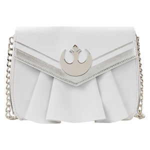 Preorder Loungefly Star Wars Princess Leia White Cosplay Chain Strap Crossbody Bag