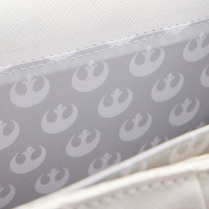 Preorder Loungefly Star Wars Princess Leia White Cosplay Chain Strap Crossbody Bag