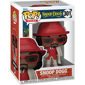 Funko Pop! Snoop Dogg with Fur Coat 301 (Pop Protector Included)
