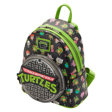 Loungefly Teenage Mutant Ninja Turtle  Sewer Cap AOP Mini Backpack