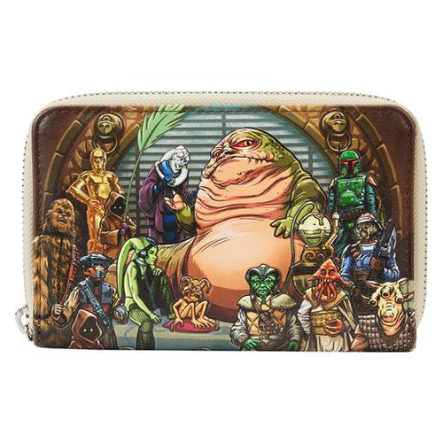 Loungefly Star Wars Return of the Jedi 40th Anniversary Jabbas Palace Ziparound Wallet