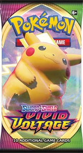 Pokemon: Trading Card Game Sword And Shield Vivid Voltage Booster Pack (10 Card Pack)
