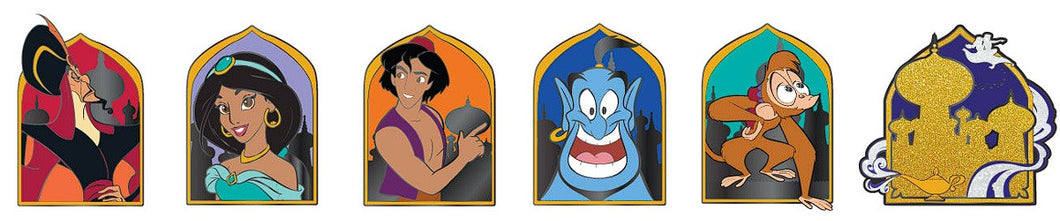 Loungefly Disney Aladdin 30th Anniversary Blind Box Pins