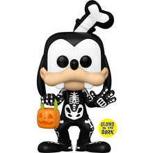 Disney Skeleton Goofy Glow-in-the-Dark Pop! Vinyl Figure 1221 (Pop Protector Included)