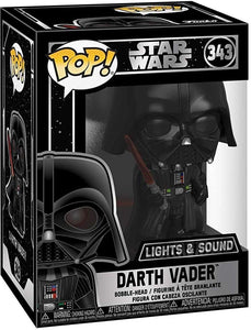 Darth Vader Electronic With Lights And Sound #343 Pop Movies Vinyl Figure (Includes Pop Box Protector Case)