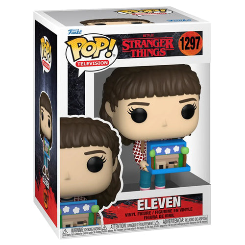 Funko POP! Eleven Stranger Things #1297 (Pop Protector Included)