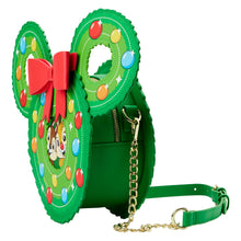 Loungefly Disney Chip and Dale Figural Christmas Wreath Crossbody Bag