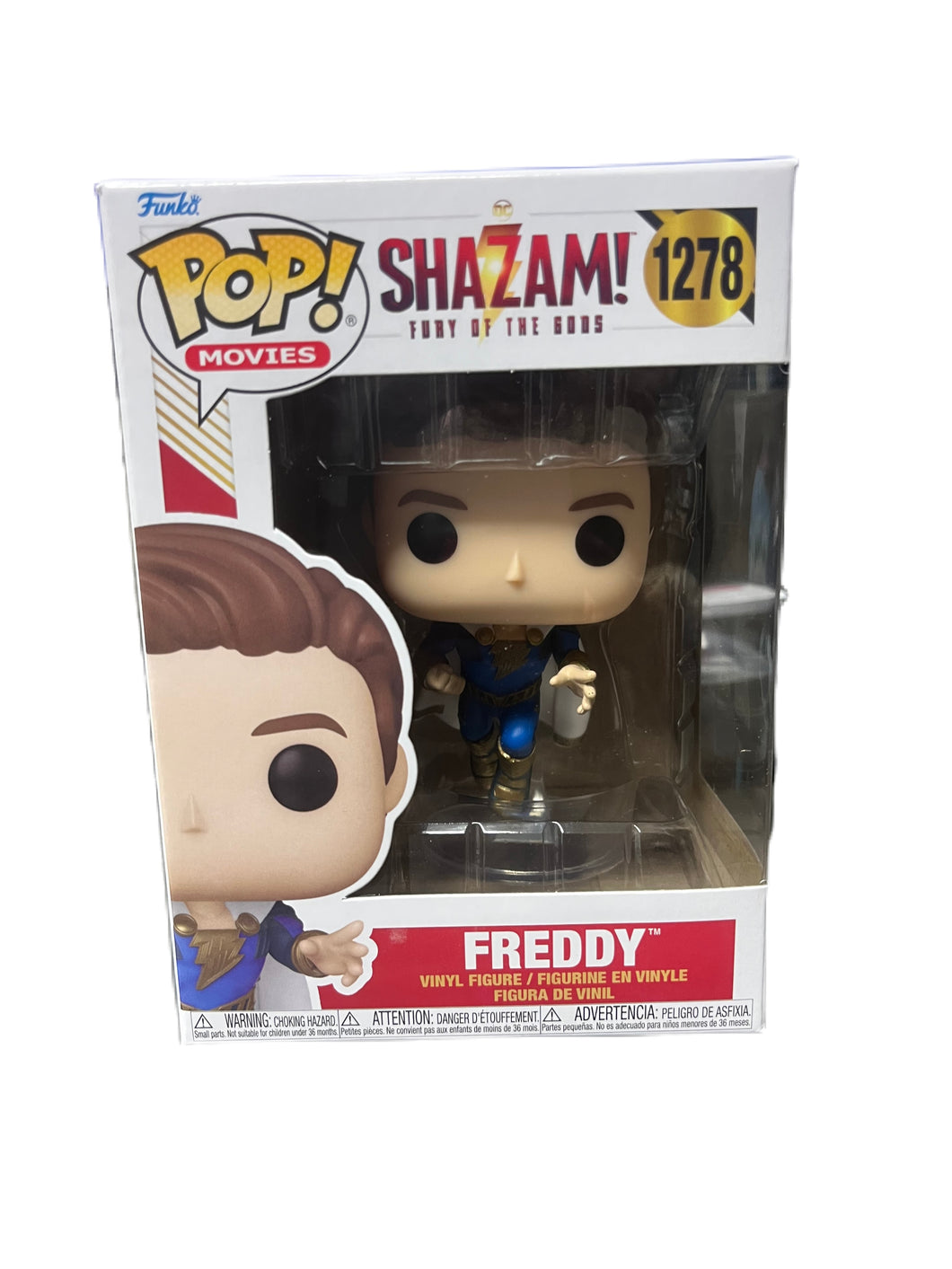 Funko Pop! Movies- Shazam: Fury of the God- Freddy 1278 (Pop Protector Included)