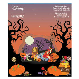 Loungefly Disney Winnie the Pooh Halloween Gang 3" Inch Collector Box Pin