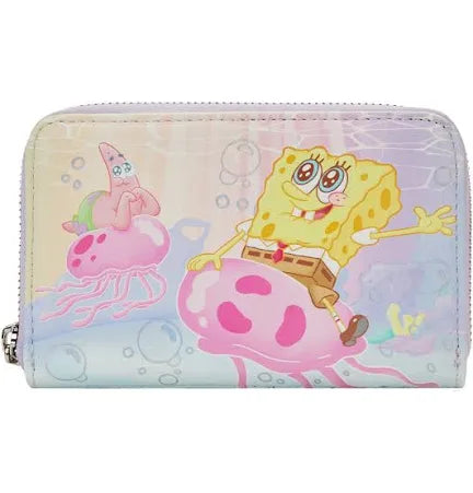 Loungefly Spongebob Pastel Jellyfishing Zip Around Wallet