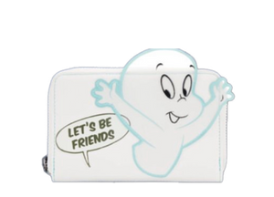 Loungefly Universal Casper The Friendly Ghost Lets Be Friends Ziparound Wallet