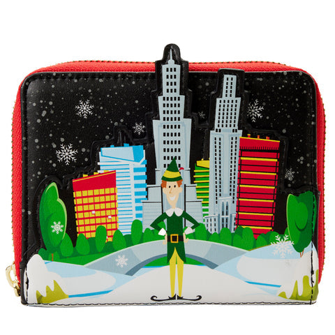 Loungefly Elf Buddy In Manhattan Ziparound Wallet s