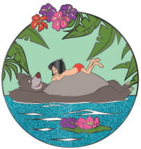 Loungefly Disney Jungle Book Baloo Belly 3" Collector Pin