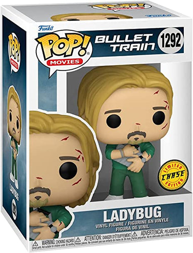 Funko Pop! Movies: Bullet Train - Ladybug CHASE 1292 (Pop Protector Included)