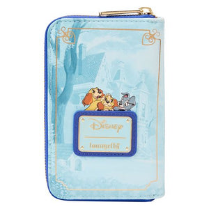 Loungefly Disney Lady and the Tramp Classic Book Ziparound Wallet