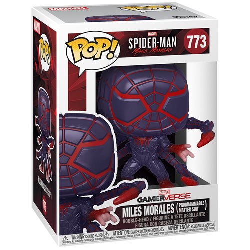 Funko POP! Marvel Spider-Man Miles Morales 773 (Pop Protector Included)