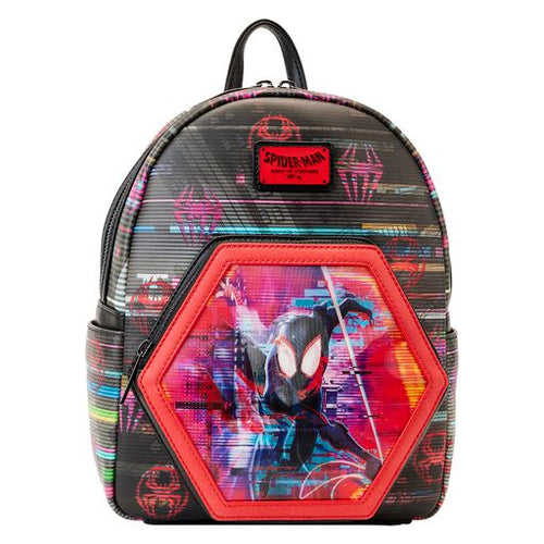 Loungefly Spider Man Marvel Across The Spiderverse Lenticular Mini Backpack