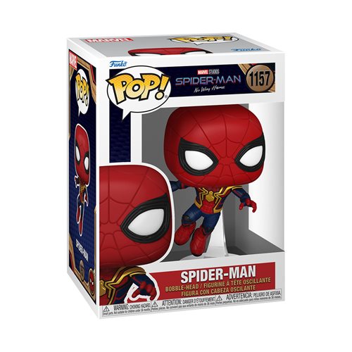 Spider-Man: No Way Home Spider-Man Leaping Pop! 1157 (Pop Protector Included)