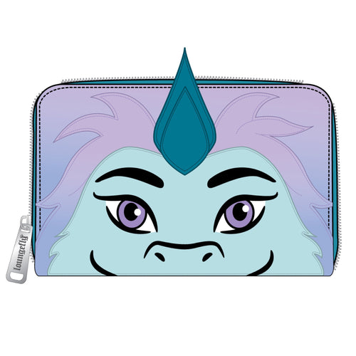 Loungefly Disney Raya And  The Last Dragon  Susu Zip Around Wallet