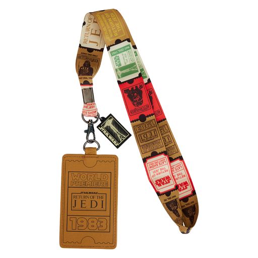 Loungefly Star Wars ROTJ 40th Anniversary World Premiere Lanyard with Cardholder