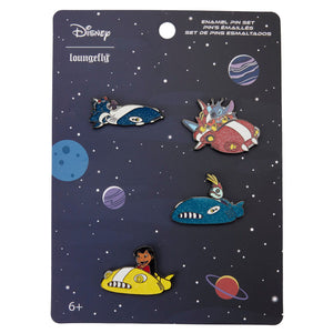 Loungefly Disney L&S Space Adventure 4 PC Pin Set