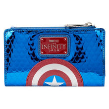 Loungefly Marvel Shine Captain America Cosplay Flap Wallet