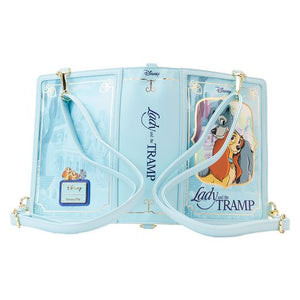 Lougefly Disney Lady and the Tramp Classic Book Convertible Crossbody Bag