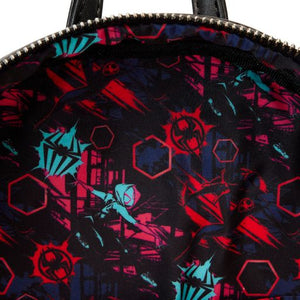 Loungefly Spider Man Marvel Across The Spiderverse Lenticular Mini Backpack
