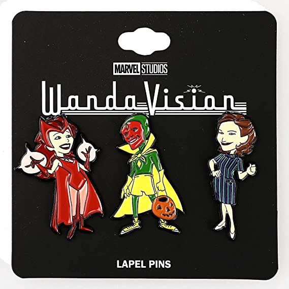 Bioworld Wanda Vision lapel pins 4 peice set