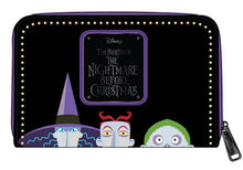 Loungefly Disney Nightmare Before Christmas Lock Shock Barrel Oogie Boogie Ziparound wallet