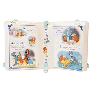 Lougefly Disney Lady and the Tramp Classic Book Convertible Crossbody Bag